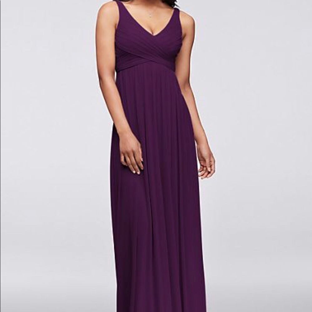 REDUCED- Long Mesh Dress w/Cowl Back